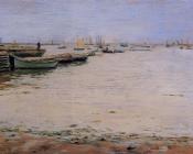 Gowanus Bay aka Misty Day Gowanus Bay - 威廉·梅里特·查斯